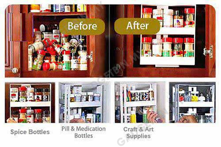 Swivel Store Space Saving Spice Organiser